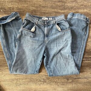 Re/Done 70s Ultra High Rise Cuffed Bell Bottom Jeans Size 29